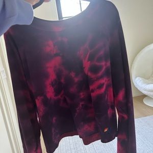 Tie dye aviator nation crewneck size small
